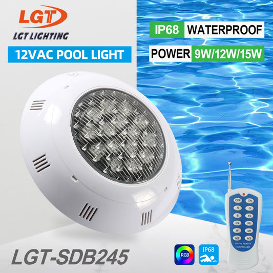 Remote Control Colorful Underwater Pool Light