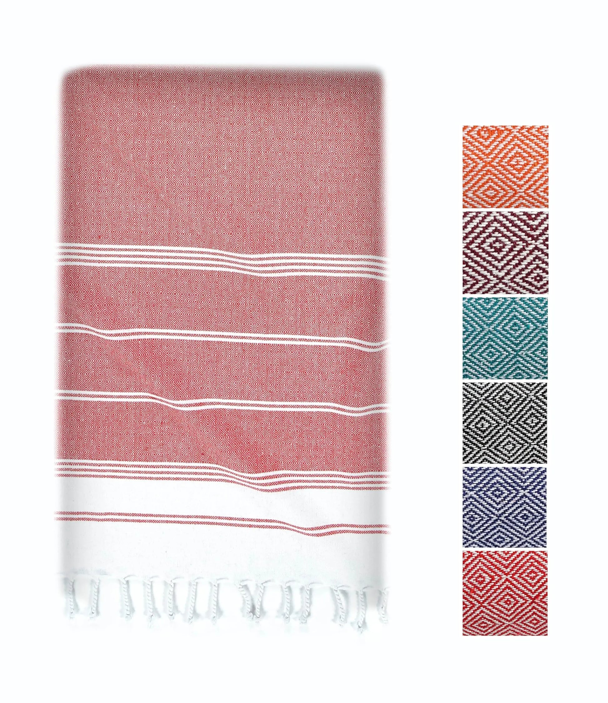 LANE LINEN Lightweight Soft Modern Flat-Weave XL Beach Towel (39"X71") - 2026 Summer, Breathable, Quick Dry, Sand-Free, Pre-Washed, 70% Cotton, 40+ Designs, Multi-Pack Option, for Pool & Travel, Lightweight Soft Towel