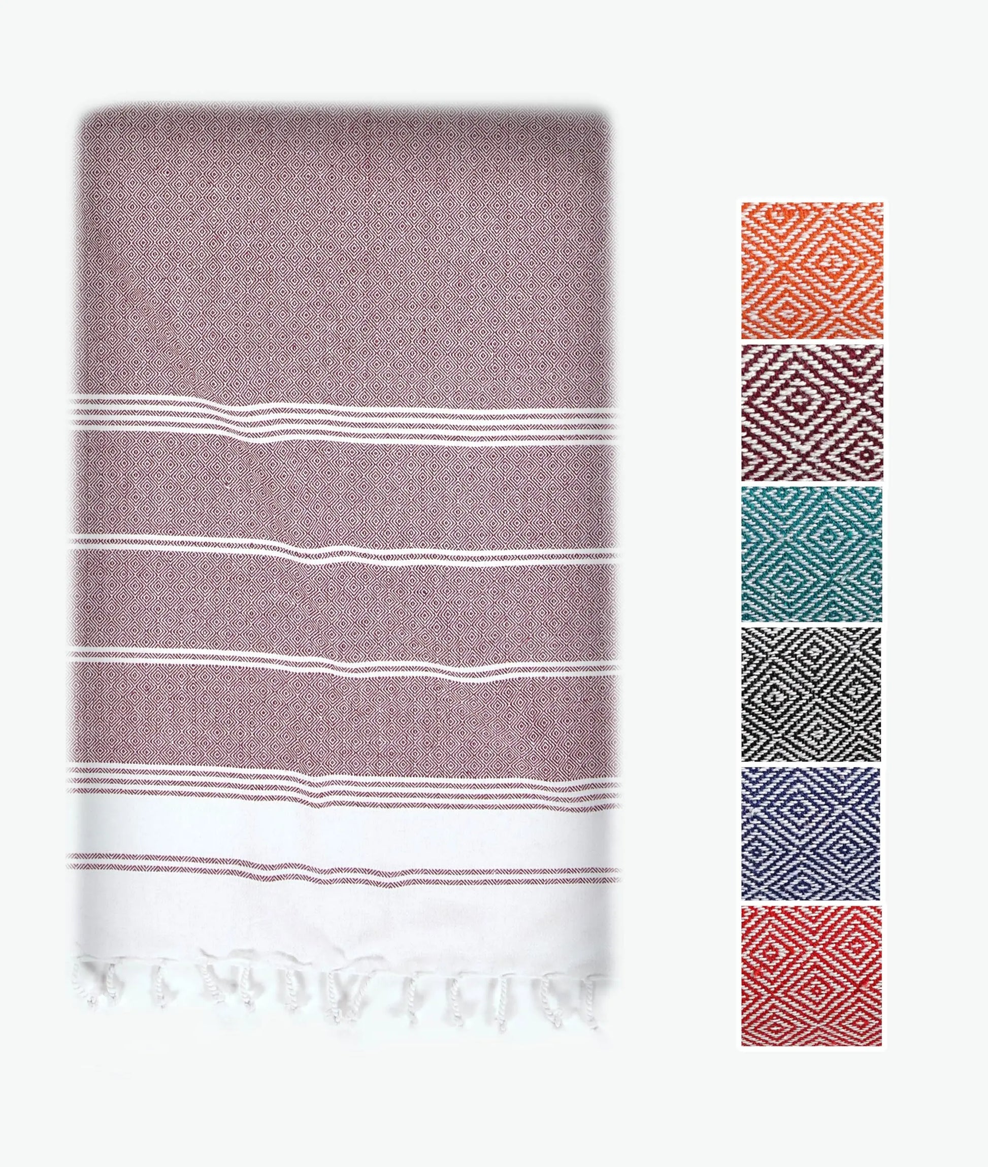 LANE LINEN Lightweight Soft Modern Flat-Weave XL Beach Towel (39"X71") - 2026 Summer, Breathable, Quick Dry, Sand-Free, Pre-Washed, 70% Cotton, 40+ Designs, Multi-Pack Option, for Pool & Travel, Lightweight Soft Towel